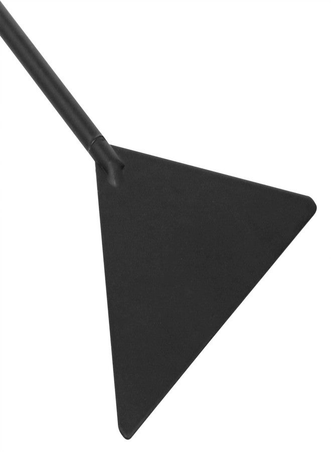 FINBe Aquatic Plant Base Plate Shovel, Fish Tank Water Feature Flat Sand Shovel, Black Stainless Steel Anti-Rust Triangular Shovels, Aquarium Landscape Bottom Sand Spread Out 1pcs - Image 2